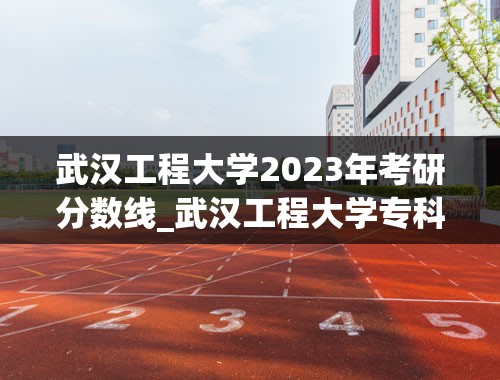 武汉工程大学2023年考研分数线_武汉工程大学专科2023录取分数线是多少